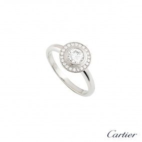 Cartier D Amour Diamond Platinum Ring